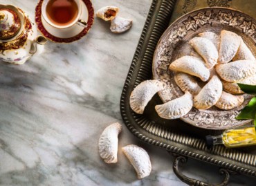 Cretan Patouda with Spoon Sweet Quince
